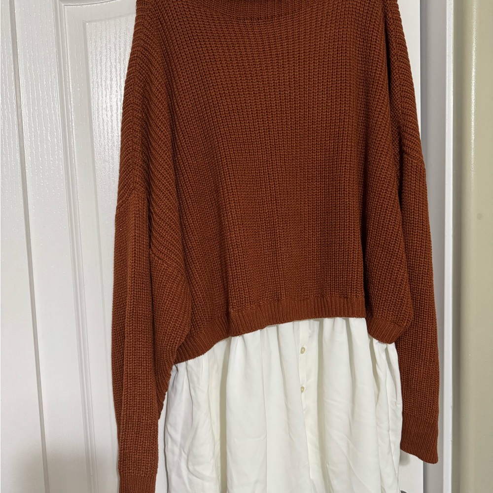 Eloquii sweater blouse combo